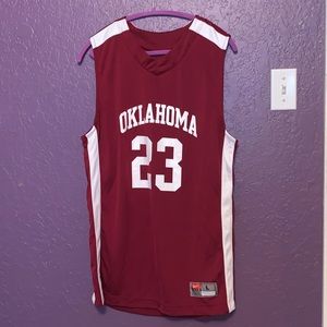 Oklahoma Sooners basketball jersey